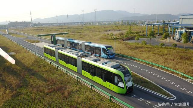 好消息!好消息!宜宾首条智轨今天动工啦!